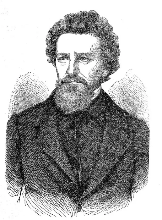 Framed Print : Hermann Lingg, from 1890 Ritter von Lingg
