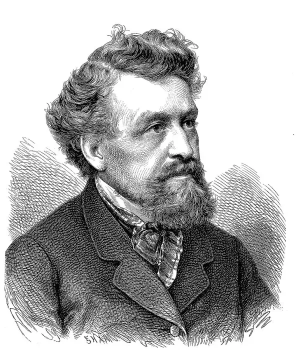 Framed Print : Hermann Ritter von Lingg, 1820 to 1905