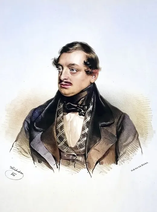 Framed Print : Hermann Stockhammer (1790-1858)