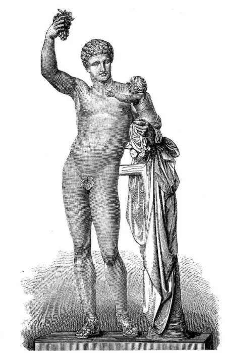 Framed Print : Hermes, in Greek mythology the patron god of traffic