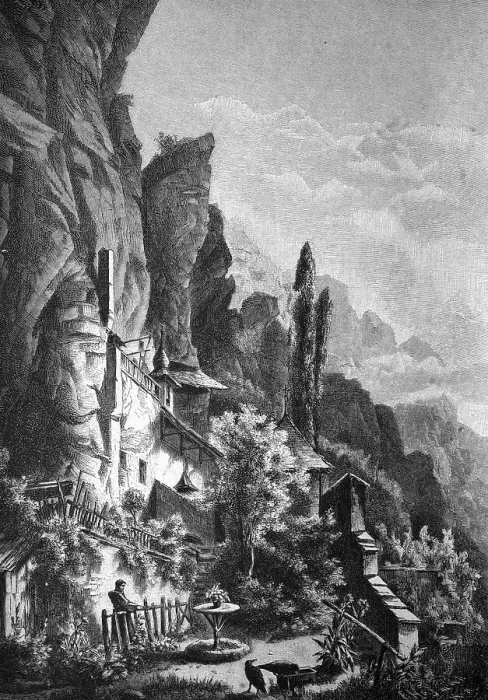 Framed Print : Hermitage of Longeborgne near Sion Framed Print : Hermitage of Longeborgne near Sion