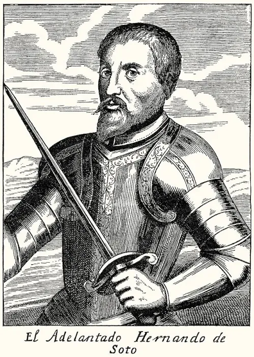 Framed Print : Hernando de Soto, c. 1500 - 1542 Framed Print : Hernando de Soto, c. 1500 - 1542