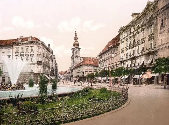 Framed Print : Herrengasse, Graz, Styria, formerly Austro-Hungary Framed Print : Herrengasse, Graz, Styria, formerly Austro-Hungary