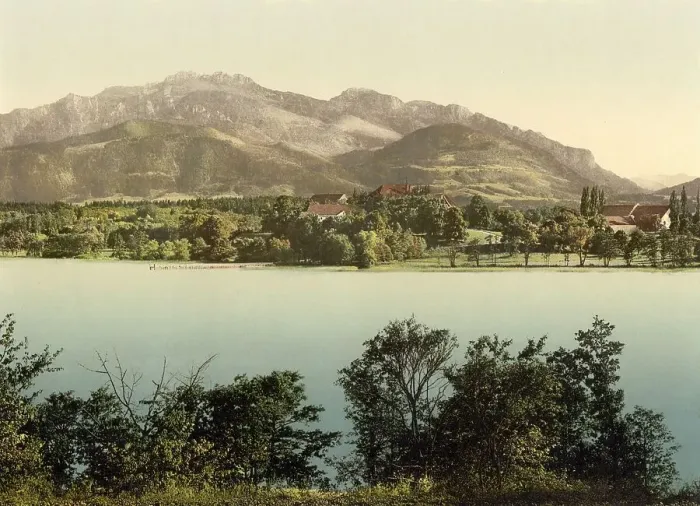Framed Print : The Herreninsel in the Chiemsee