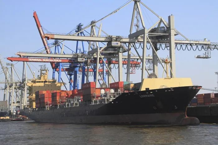Framed Print : HHLA Container Terminal Burchardkai