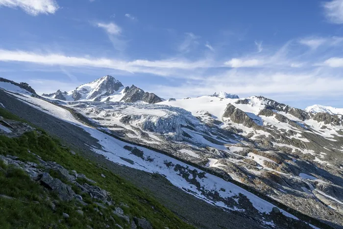 Framed Print : High alpine mountain landscape