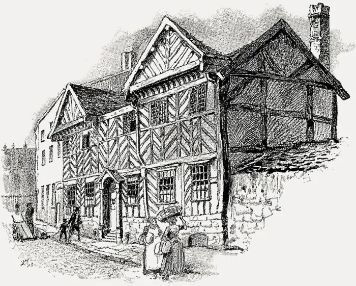 Framed Print : The High Master's House, Manchester Framed Print : The High Master's House, Manchester