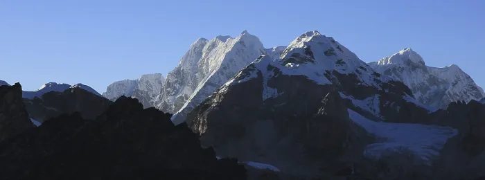 Framed Print : High mountains seen from Gokyo Ri, Nepal