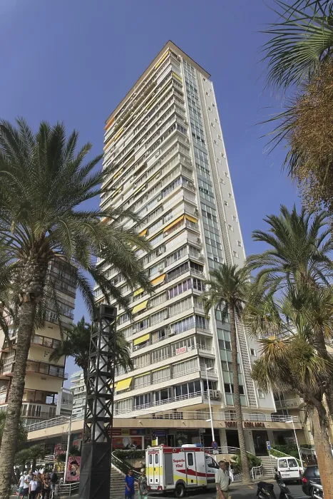 Framed Print : High rise apartment buildings, Benidorm Framed Print : High rise apartment buildings, Benidorm