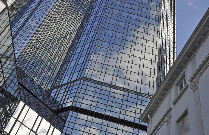 Framed Print : High-rise building, Frankfurt, skyscraper