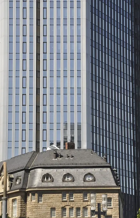 Framed Print : High-rise building, Frankfurt, skyscraper Framed Print : High-rise building, Frankfurt, skyscraper