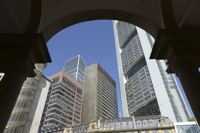 Framed Print : High-rise building, Frankfurt, skyscraper
