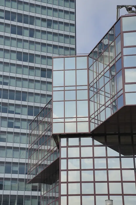 Framed Print : High-rise building, Frankfurt, skyscrapers