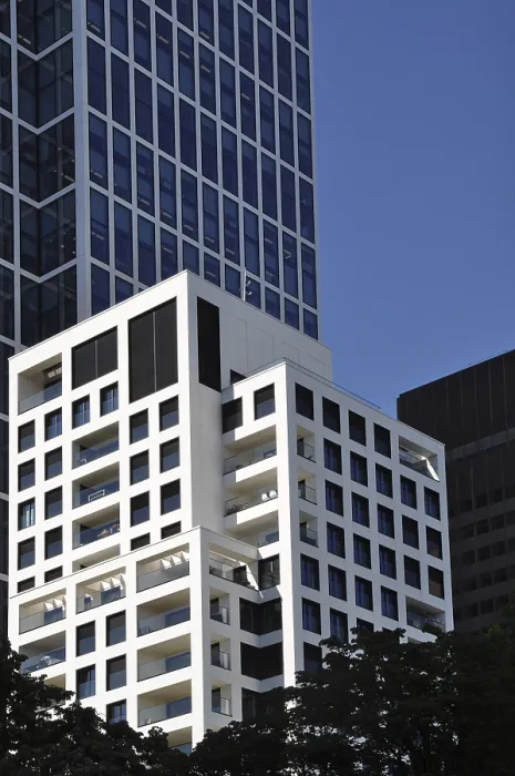 Framed Print : High-rise building, Frankfurt, skyscrapers