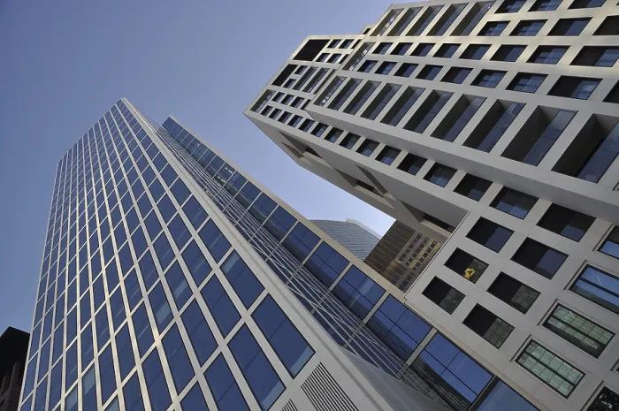 Framed Print : High-rise building, Frankfurt, skyscrapers