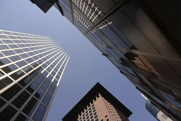 Framed Print : High-rise building, high-rise buildings