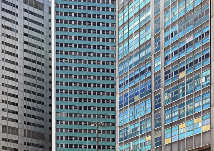 Framed Print : High-rise buildings in the centre of Rio de Janeiro
