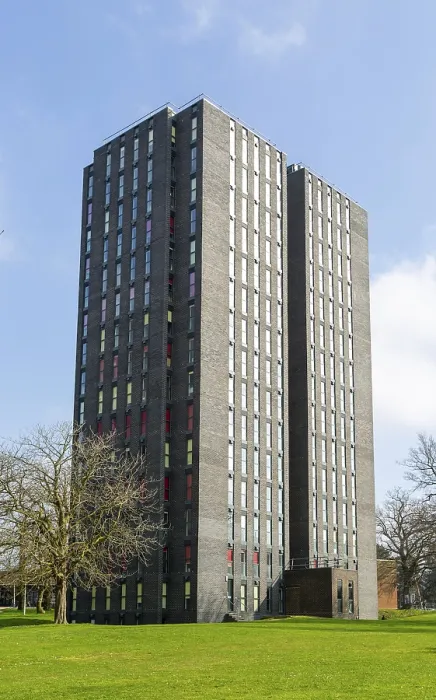 Framed Print : High rise towers, South Towers