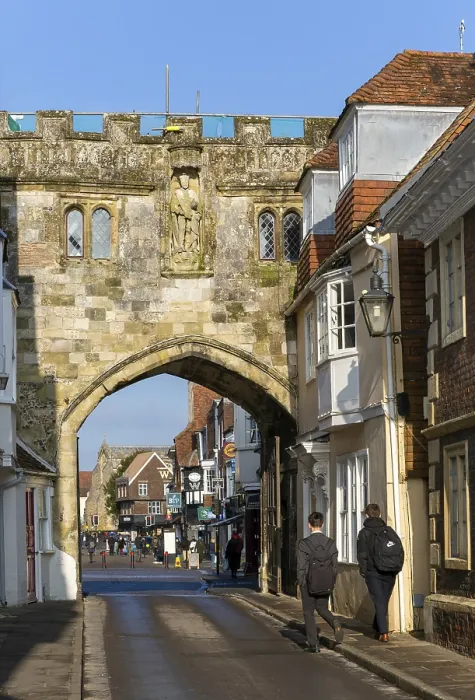 Framed Print : High Street Gate original gateway to the cathedral close Framed Print : High Street Gate original gateway to the cathedral close