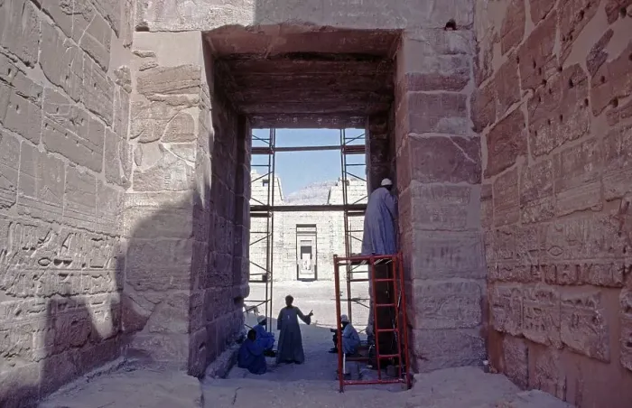 Framed Print : High Tor tor, Migdol, Medinet Habu Framed Print : High Tor tor, Migdol, Medinet Habu