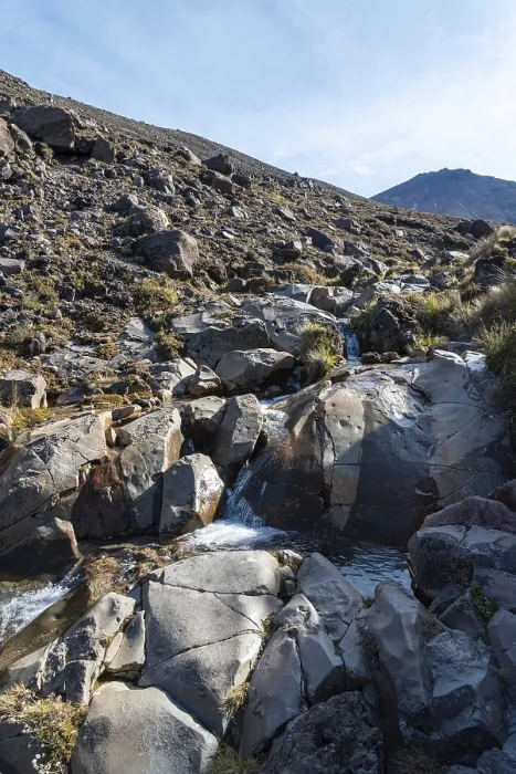 Framed Print : Hiking the Tongariro Alpine Crossing