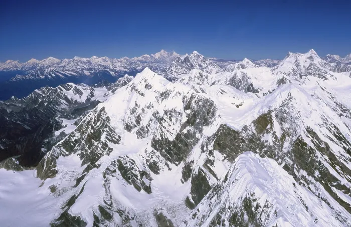 Framed Print : Himalayan range on Everest, Kathmandu, Nepal