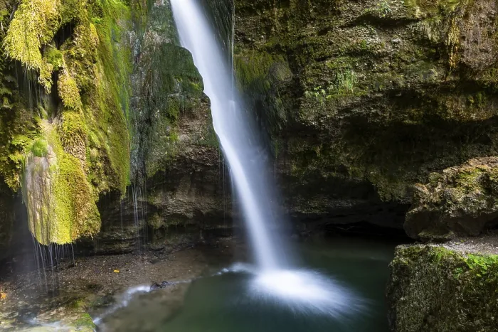 Framed Print : Hinang waterfalls, gorge, rock