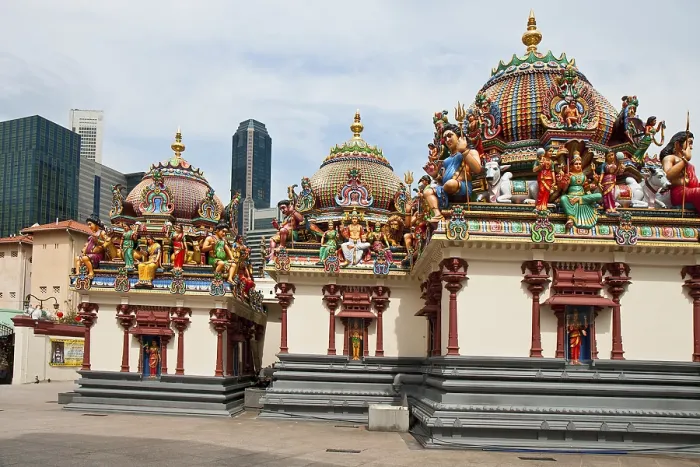 Framed Print : Hinduistic temple Shri-Mariamman