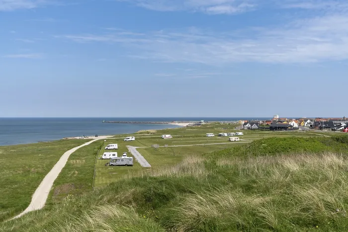 Framed Print : Hirtshals, Denmark - 4 June, 2021: picturesque campground and RV park on the shores of North Jutland near Hirtshals Framed Print : Hirtshals, Denmark - 4 June, 2021: picturesque campground and RV park on the shores of North Jutland near Hirtshals