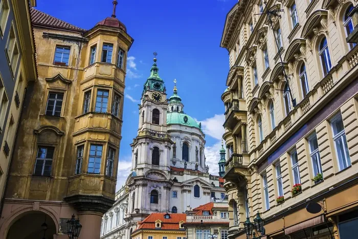 Framed Print : Historic architecture of downtown Prague Framed Print : Historic architecture of downtown Prague