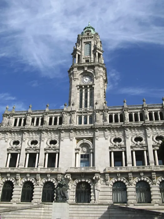 Framed Print : Historic architecture, the famous town hall of Porto Framed Print : Historic architecture, the famous town hall of Porto