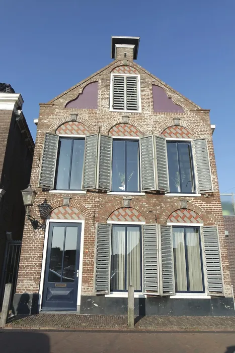 Framed Print : Historic architecture in Friesland, Netherlands