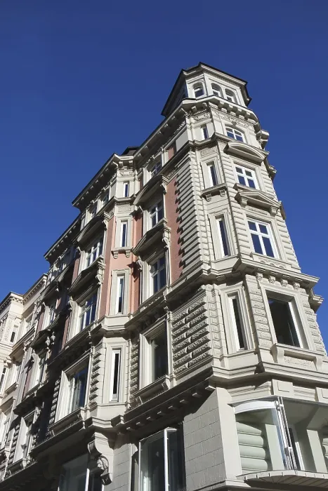 Framed Print : Historic architecture in Hamburg