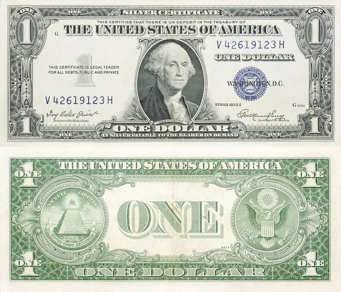Framed Print : Historic banknote, one dollar, USA Framed Print : Historic banknote, one dollar, USA