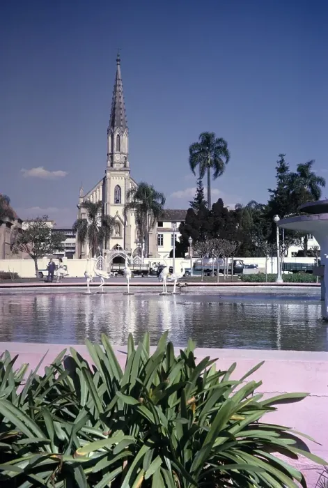 Framed Print : Historic Bom Jesus church, city of Curitiba, state of Parana, south-east Brazil 1962