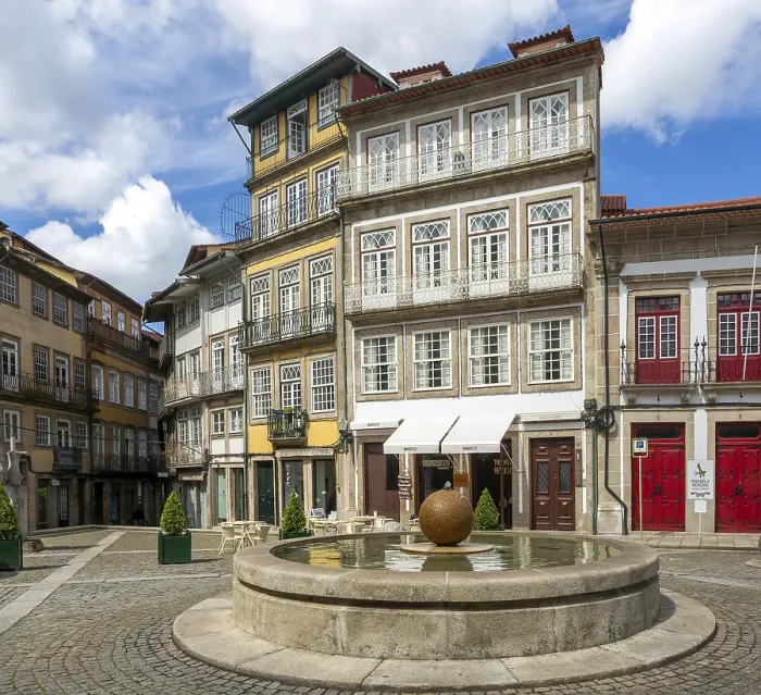 Framed Print : Historic buildings Largo da Misericordia