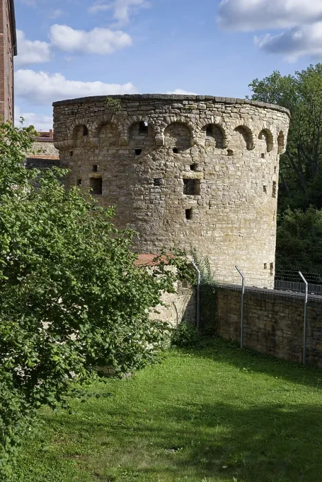 Framed Print : Historic bulwark, fortress tower of the town wall