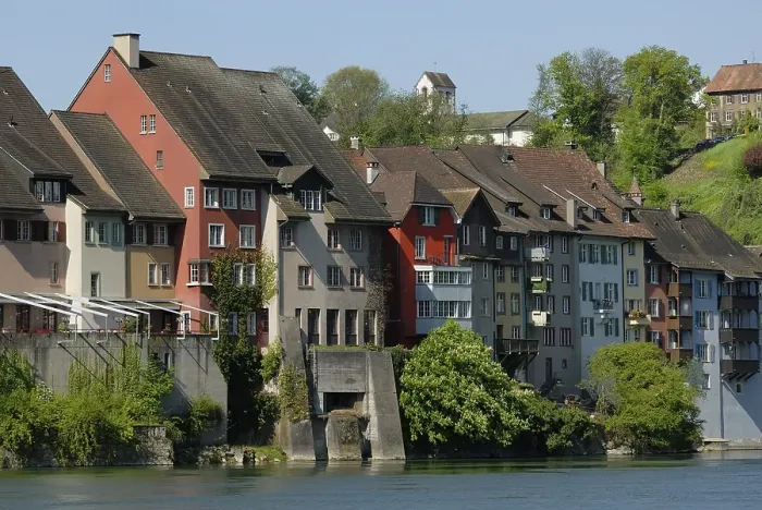 Framed Print : Historic centre of Laufenburg, Canton of Aargau