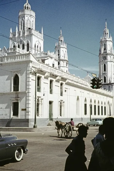 Framed Print : Historic church of San Nicolas de Tolentino, Baranquilla, Colombia, South America 1961, South America Framed Print : Historic church of San Nicolas de Tolentino, Baranquilla, Colombia, South America 1961, South America