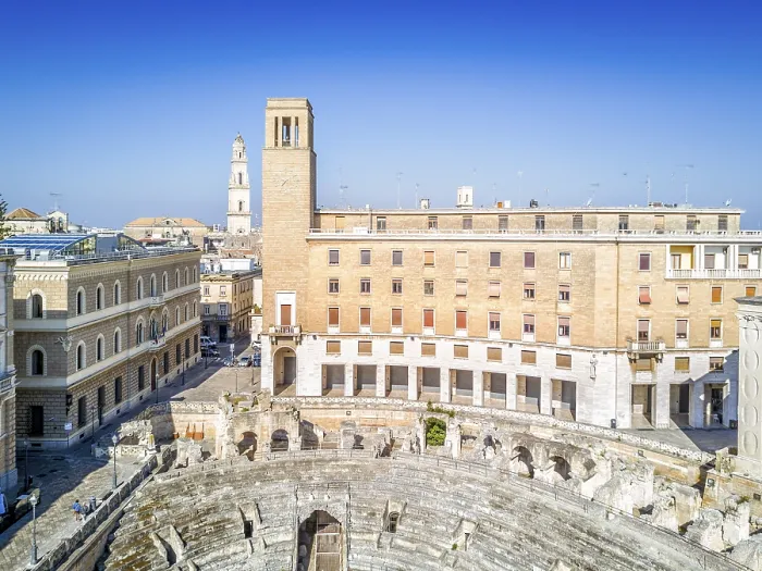 Framed Print : Historic city center of Lecce in Puglia, Italy