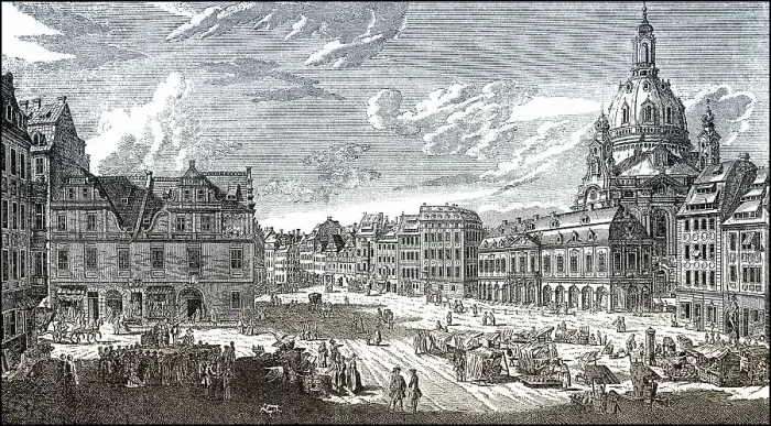 Framed Print : Historic cityscape, 17th century Framed Print : Historic cityscape, 17th century