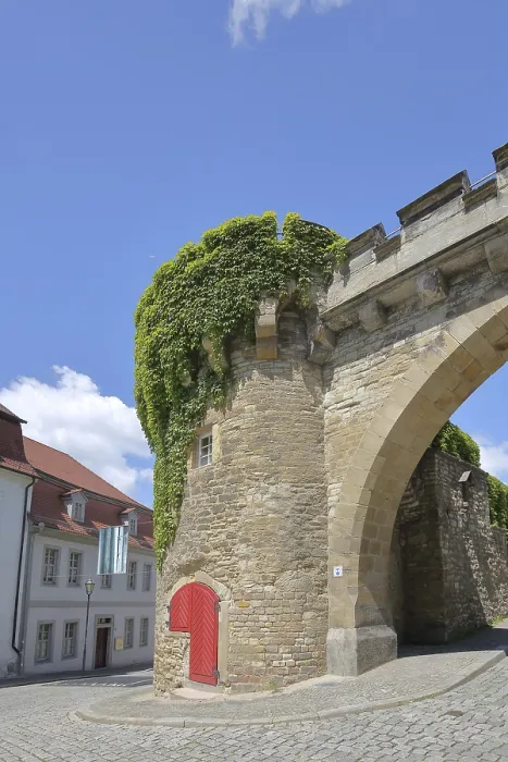 Framed Print : Historic Crooked Tor, city gate with archway