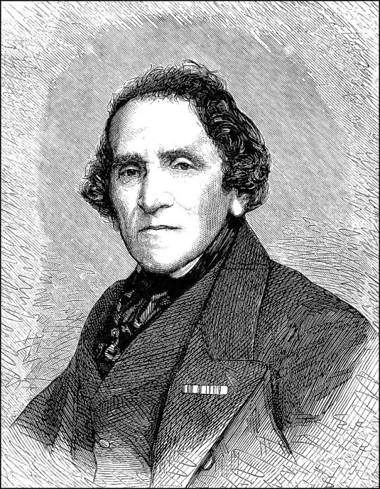 Framed Print : Historic drawing from the 19th century