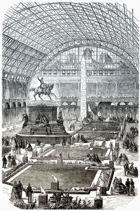 Framed Print : Historic drawing, 19th century