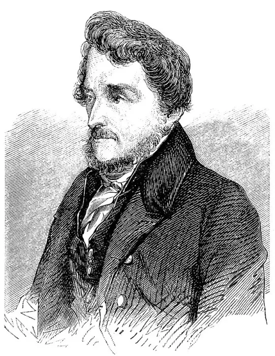 Framed Print : Historic drawing, 19th century