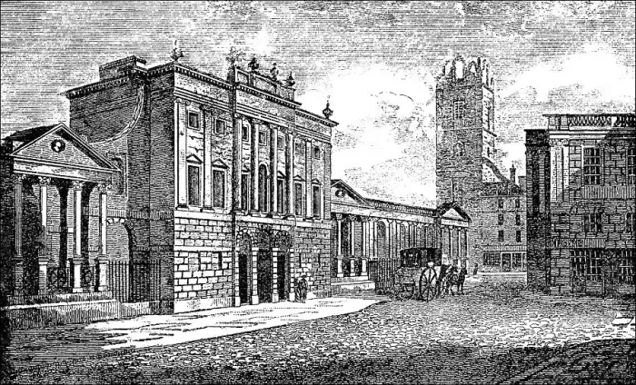 Framed Print : Historic drawing, Bank of England Framed Print : Historic drawing, Bank of England