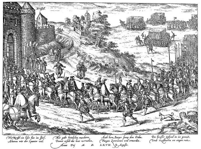 Framed Print : Historic drawing, facsimile, the arrival of the Spaniards under the Duke of Alba Framed Print : Historic drawing, facsimile, the arrival of the Spaniards under the Duke of Alba