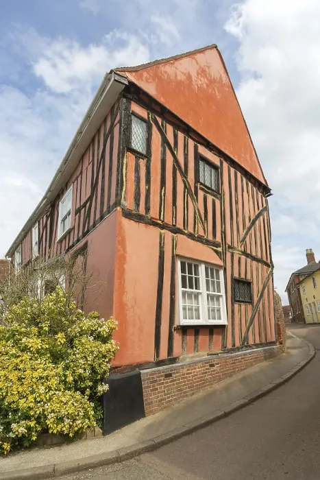 Framed Print : Historic half timbered house Corwinders C15 timber-framed Framed Print : Historic half timbered house Corwinders C15 timber-framed