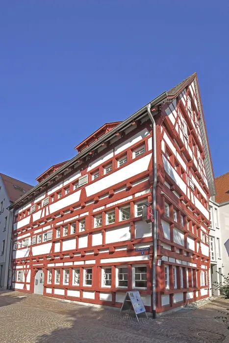 Framed Print : Historic half-timbered house, Schuetzenstrasse