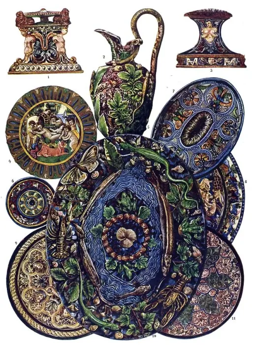 Framed Print : Historic illustration, French ornaments